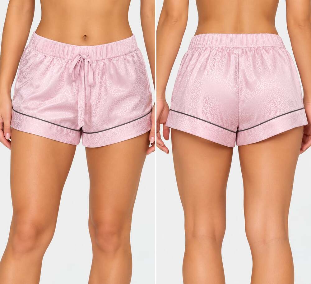 Victoria's Secret Satin Pajama Shorts Size S Pink